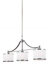 Generation Lighting - Seagull US F3086/3SN/CH - Linear Chandelier