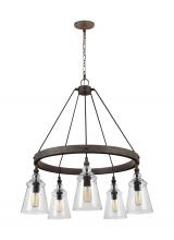 Generation Lighting - Seagull US F3169/5DWI - Medium Chandelier