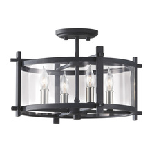 Generation Lighting - Seagull US SF292AF/BS - Semi-Flush Mount