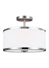 Generation Lighting - Seagull US SF335SN/CH - Semi-Flush Mount