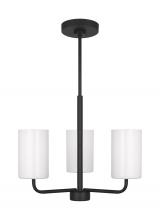 Generation Lighting - Seagull US GLC1003MBK - Rhett Small Chandelier