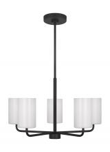 Generation Lighting - Seagull US GLC1015MBK - Rhett Medium Chandelier