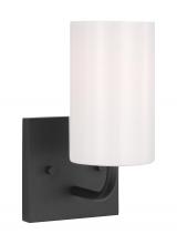 Generation Lighting - Seagull US GLV1001MBK - Rhett Small Vanity