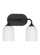 Generation Lighting - Seagull US GLV1022MBK - Emile Medium Vanity