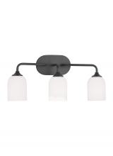 Generation Lighting - Seagull US GLV1023MBK - Emile Large Vanity