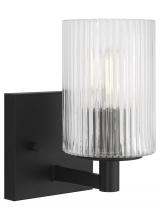 Generation Lighting - Seagull US GLV1041MBK - One Light Wall/Bath Sconce