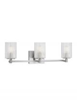 Generation Lighting - Seagull US GLV1043BS - Three Light Wall/Bath