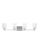 Generation Lighting - Seagull US GLV1044BS - Four Light Wall/Bath