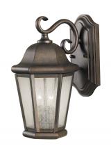 Generation Lighting - Seagull US OL5901CB - Martinsville traditional 2-light outdoor exterior medium wall lantern sconce in corinthian bronze fi
