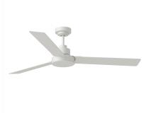 Generation Lighting - Seagull US 3JVR58RZW - Jovie 58" Indoor/Outdoor Matte White Ceiling Fan with Handheld / Wall Mountable Remote Control a