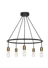 Generation Lighting - Seagull US CH1076BLAB - Tae Tae 5 Chandelier