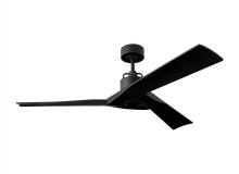 Visual Comfort & Co. Fan Collection 3ALMSM52MBK - Alma 52-inch indoor/outdoor Energy Star smart ceiling fan in midnight black finish