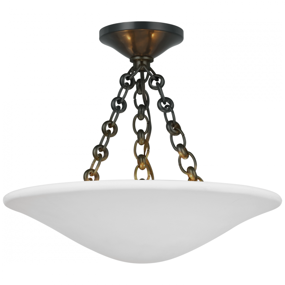 Mollino 16 Semi Flush Mount ARN 4425BZ PW City Lights Detroit