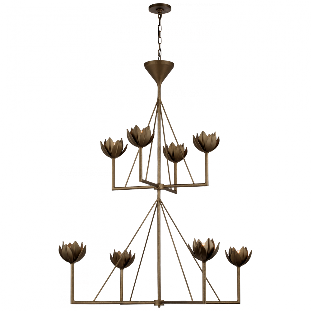 Alberto Large Two Tier Chandelier