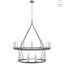 Visual Comfort & Co. Signature Collection RL CHC 5882AI/NRT - Darlana Extra Large Two Tier Chandelier