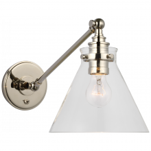 Visual Comfort & Co. Signature Collection RL CHD 2525PN-CG - Parkington Single Library Wall Light