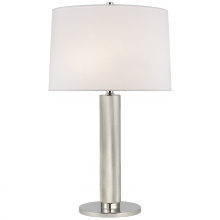 Visual Comfort & Co. Signature Collection RL RL 3094PN-L - Barrett Medium Knurled Table Lamp