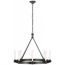 Visual Comfort & Co. Signature Collection RL TOB 5775BZ-WG - Jeffery Medium Ring Chandelier