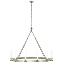 Visual Comfort & Co. Signature Collection RL TOB 5776PN-WG - Jeffery XL Ring Chandelier