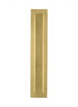 Visual Comfort & Co. Modern Collection 700OWASP93026DNBUNVSLFSP - Aspen Contemporary dimmable LED 26 Outdoor Wall Sconce Light outdoor in a Natural Brass/Gold Colored