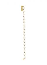 Visual Comfort & Co. Modern Collection 700WSCLR53NB-LED930 - Modern Collier dimmable LED 53 Wall Sconce Light in a Natural Brass/Gold Colored finish