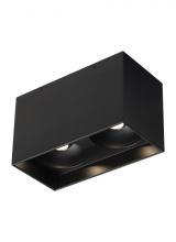 Visual Comfort & Co. Modern Collection 700FMEXOD640BW-LED927 - Exo 6 Dual Flush Mount