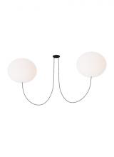 Visual Comfort & Co. Modern Collection PBCH37027OPB - Helium X-Large 2 Light Chandelier