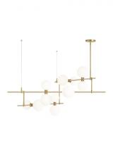 Visual Comfort & Co. Modern Collection 700MDCHGRS - ModernRail Chandelier 2