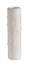 City Lights Detroit Items 19910i - 4" H Ivory PolyBeesWax Candelabra Size Cover