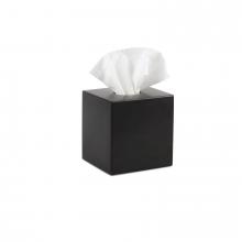 City Lights Detroit Items BA03-5JBH - Jet Black Marble Honed Finish Tissue Box Holder